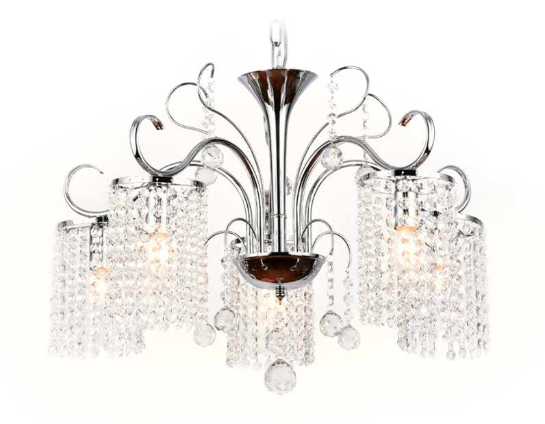 Подвесная люстра с хрусталем Ambrella Light TR4505