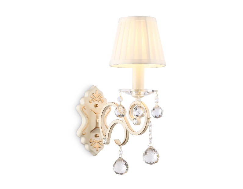 Настенный светильник с абажуром и хрусталем Ambrella Light TR4562