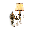 Настенный светильник с абажуром и хрусталем Ambrella Light TR4578