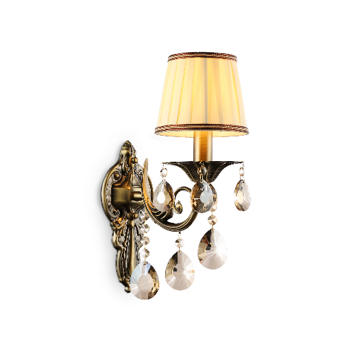 Настенный светильник с абажуром и хрусталем Ambrella Light TR4578