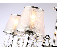 Подвесная люстра с абажурами и хрусталем Ambrella Light TR4588