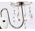 Настенный светильник с абажуром и хрусталем Ambrella Light TR4595