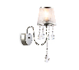 Настенный светильник с абажуром и хрусталем Ambrella Light TR4595