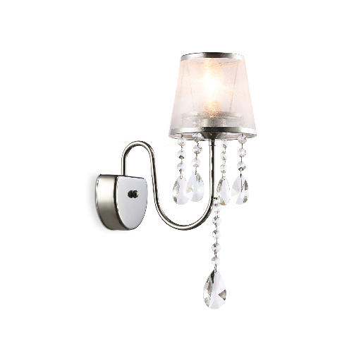 Настенный светильник с абажуром и хрусталем Ambrella Light TR4595