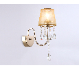 Настенный светильник с абажуром и хрусталем Ambrella Light TR4596