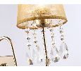 Настенный светильник с абажуром и хрусталем Ambrella Light TR4596