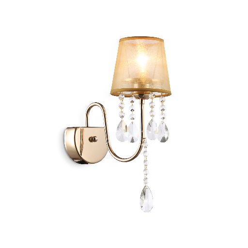 Настенный светильник с абажуром и хрусталем Ambrella Light TR4596