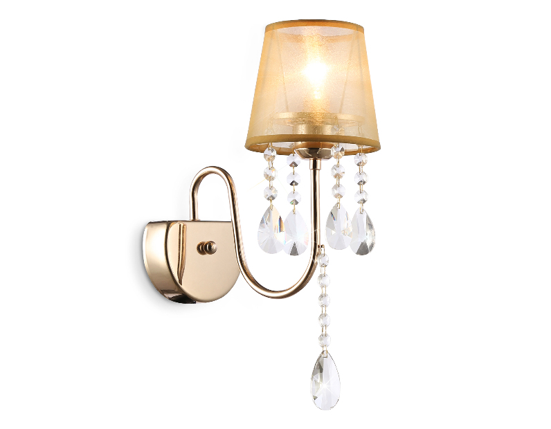 Настенный светильник с абажуром и хрусталем Ambrella Light TR4596