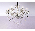 Подвесная классическая люстра с хрусталем Ambrella Light TR4900