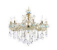 Подвесная люстра с хрусталем Ambrella Light TR4929