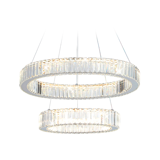 Подвесная светодиодная люстра с хрусталем Ambrella Light TR5001