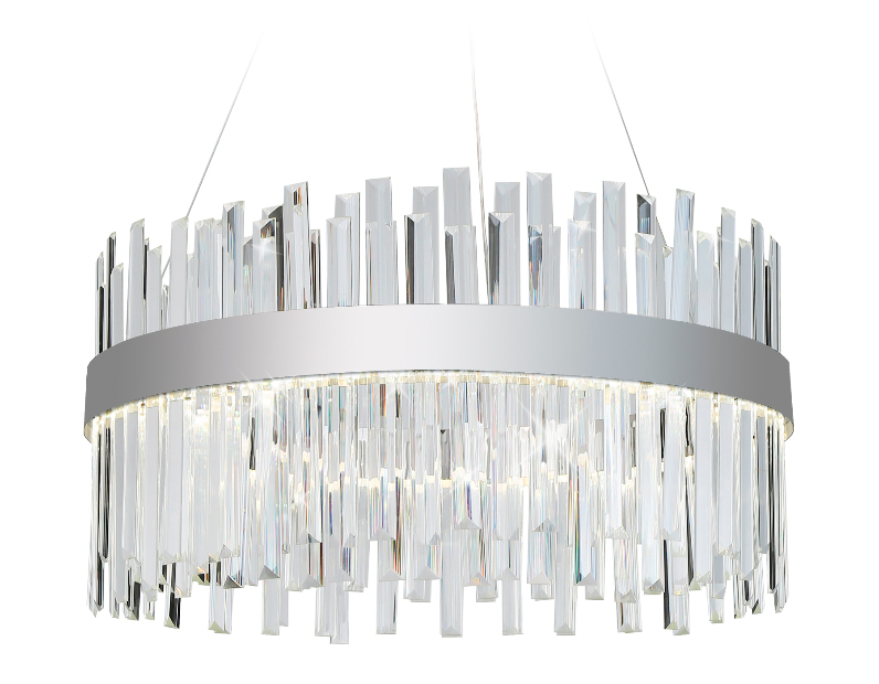Подвесная светодиодная люстра с хрусталем Ambrella Light TR5009