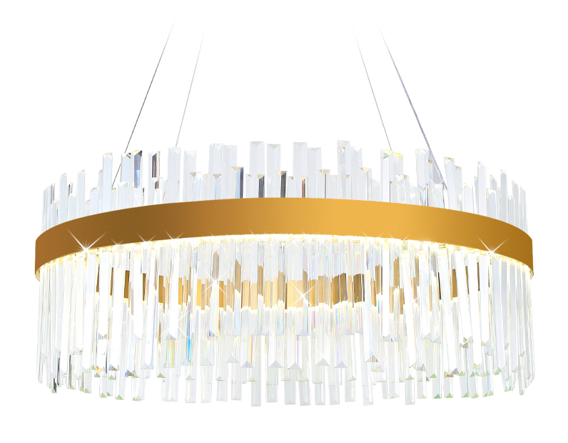 Подвесная светодиодная люстра с хрусталем Ambrella Light TR5012