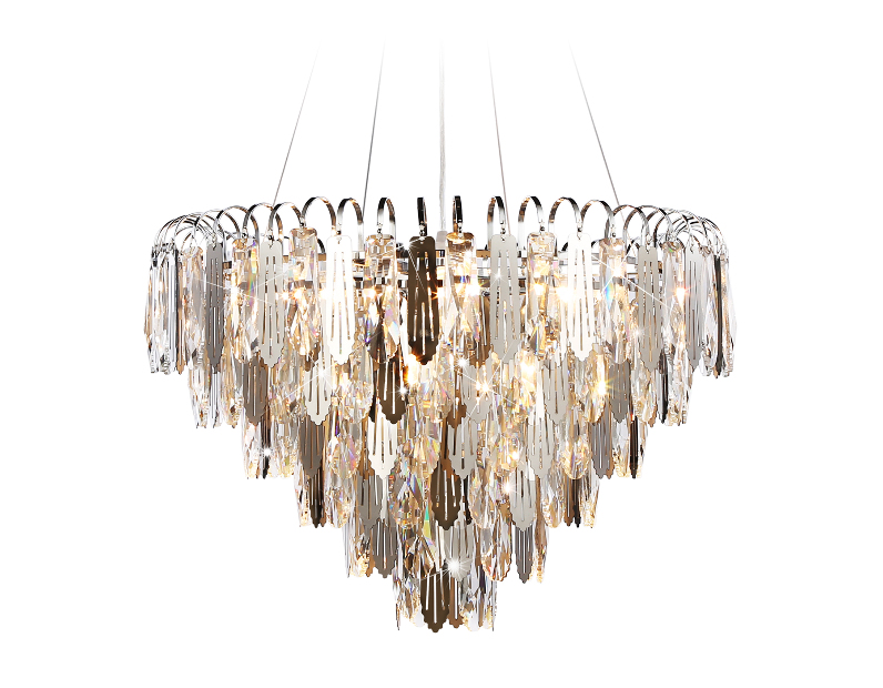 Подвесная люстра с хрусталем Ambrella Light TR5257