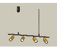 Комплект подвесного поворотного светильника Ambrella Light XB9002300