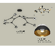 Комплект подвесного поворотного светильника Ambrella Light XB9060101