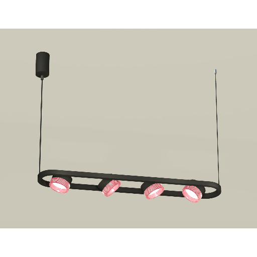 Комплект подвесного поворотного светильника с композитным хрусталем Ambrella Light XB9164201