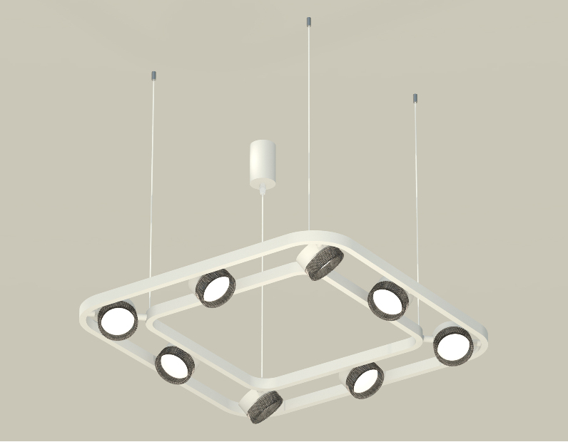 Комплект подвесного поворотного светильника с композитным хрусталем Ambrella Light XB9177200