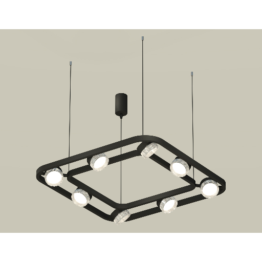 Комплект подвесного поворотного светильника с композитным хрусталем Ambrella Light XB9182200