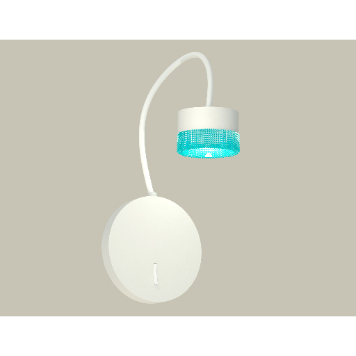 Комплект настенного светильника с выключателем и композитным хрусталем Ambrella Light XB9595251