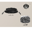 Комплект встраиваемого светильника с композитным хрусталем Ambrella Light XC6513041