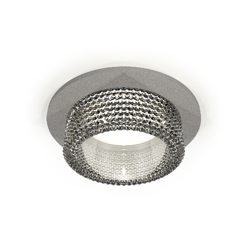 Комплект встраиваемого светильника с композитным хрусталем Ambrella Light XC6514040