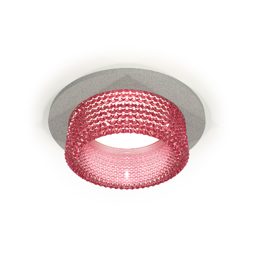 Комплект встраиваемого светильника с композитным хрусталем Ambrella Light XC6514042