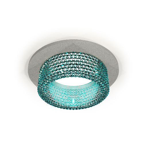 Комплект встраиваемого светильника с композитным хрусталем Ambrella Light XC6514043