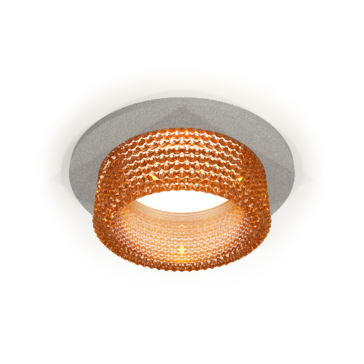 Комплект встраиваемого светильника с композитным хрусталем Ambrella Light XC6514044