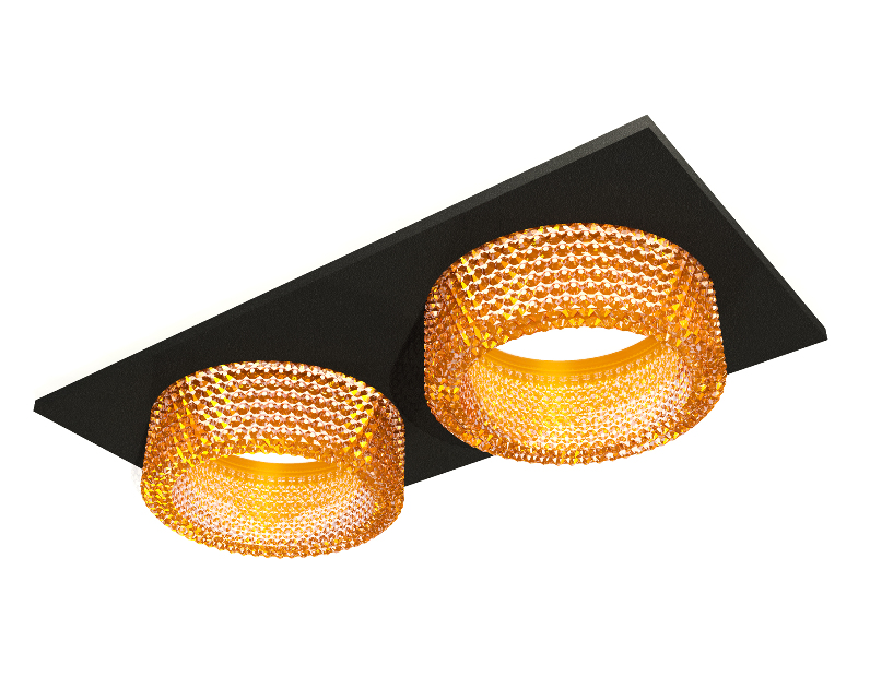 Комплект встраиваемого светильника с композитным хрусталем Ambrella Light XC6526044