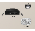 Комплект встраиваемого светильника с композитным хрусталем Ambrella Light XC7632020