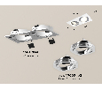 Комплект встраиваемого поворотного светильника Ambrella Light XC7635082