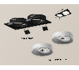 Комплект встраиваемого светильника Ambrella Light XC7636001