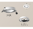 Комплект встраиваемого поворотного светильника Ambrella Light XC7651002