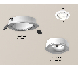Комплект встраиваемого поворотного светильника Ambrella Light XC7651080