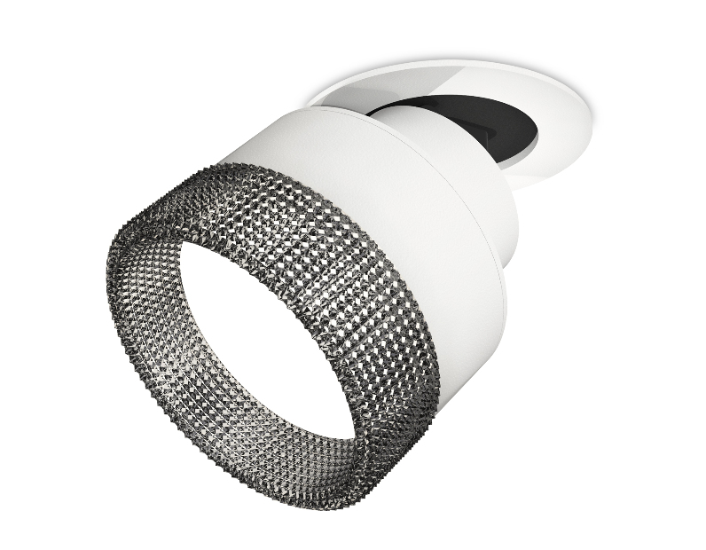 Комплект встраиваемого поворотного светильника с композитным хрусталем Ambrella Light XM8101541