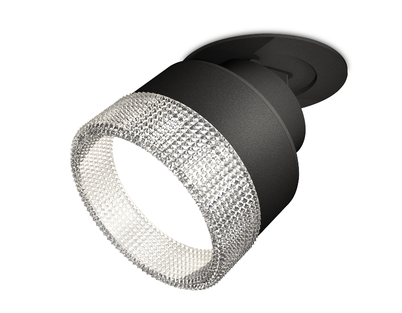Комплект встраиваемого поворотного светильника с композитным хрусталем Ambrella Light XM8102540