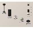 Комплект подвесного поворотного светильника Ambrella Light XP7834001