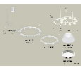 Комплект подвесного светильника Techno Ring с акрилом Ambrella Light XR92081100