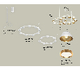 Комплект подвесного светильника Techno Ring с акрилом Ambrella Light XR92081110