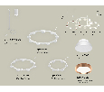 Комплект подвесного светильника Techno Ring с акрилом Ambrella Light XR92082020