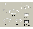 Комплект подвесного светильника Techno Ring Ambrella Light XR92082100