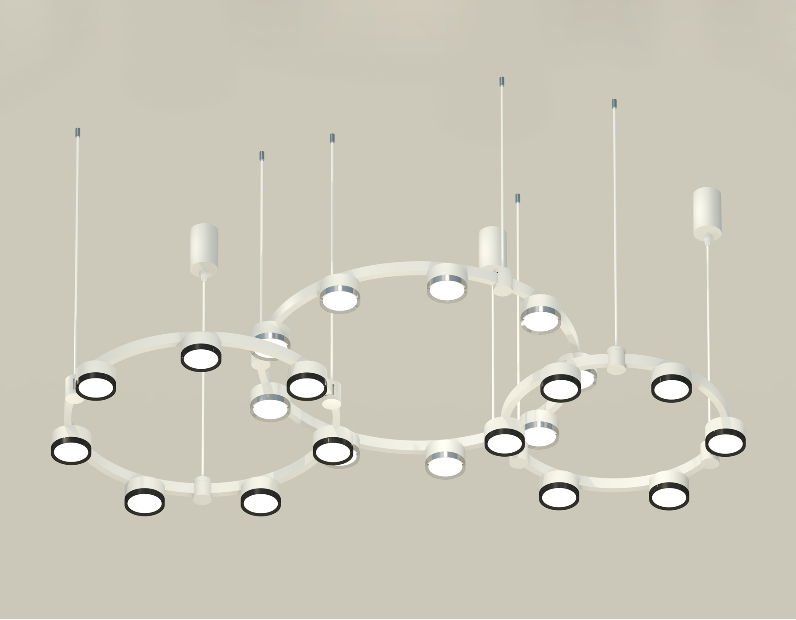 Комплект подвесного светильника Techno Ring Ambrella Light XR92082100