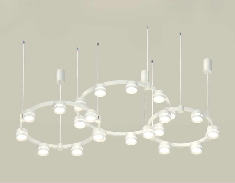 Комплект подвесного светильника Techno Ring с акрилом Ambrella Light XR92082210