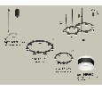 Комплект подвесного светильника Techno Ring с акрилом Ambrella Light XR92091001