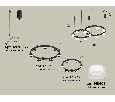 Комплект подвесного светильника Techno Ring с акрилом Ambrella Light XR92091002