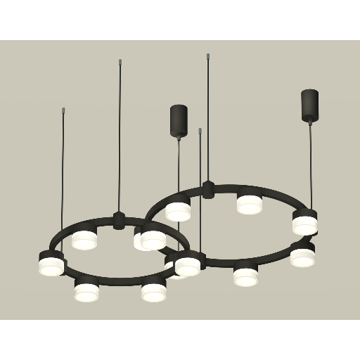 Комплект подвесного светильника Techno Ring с акрилом Ambrella Light XR92091002