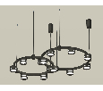 Комплект подвесного светильника Techno Ring с акрилом Ambrella Light XR92091005
