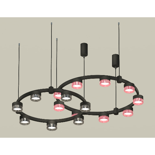 Комплект подвесного светильника Techno Ring с композитным хрусталем Ambrella Light XR92091310