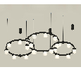 Комплект подвесного светильника Techno Ring с акрилом Ambrella Light XR92092210
